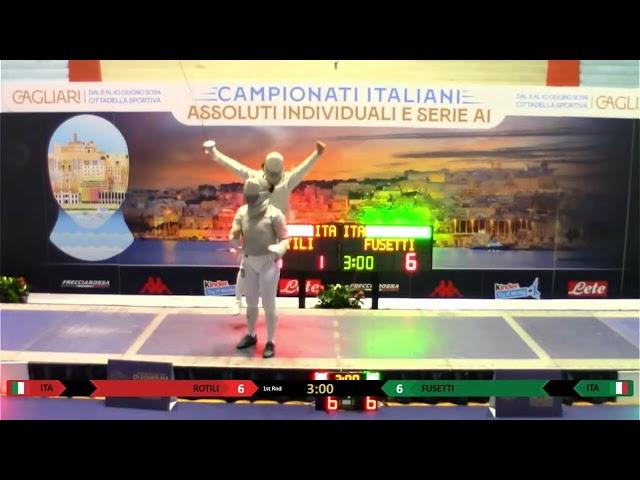 Italian Championships 2024 SWS - L32 - Claudia Rotili v Benedetta Fusetti