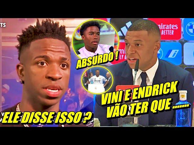 ESPANHA PAROU ! VINI JR NÃO ESPERAVA ISSO EM APRESENTAÇÃO DE MB4PPÉ E MAIS