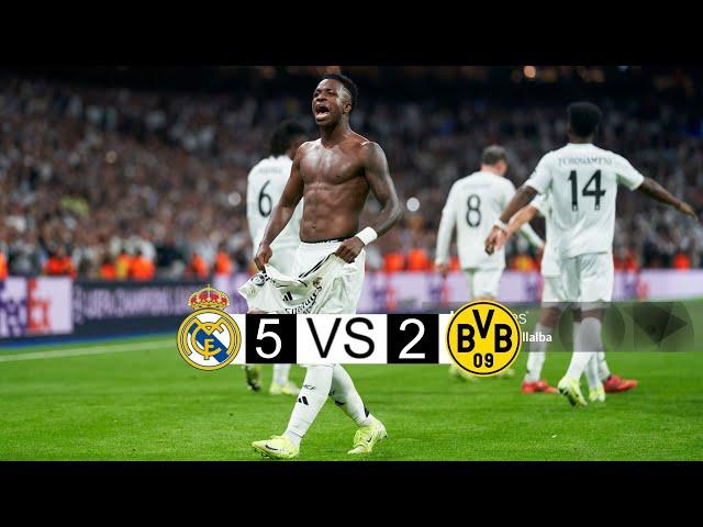 The Day Vinicius jr Destroyed Dortmund At Bernabeu