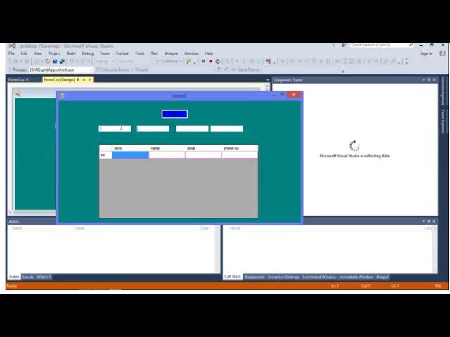 ADDING DATA INTO YOUR APPLICATION USING VISUALSTUDIO AND CODING IN C#,DYNAMIC PROCESS OF ADDING DATA