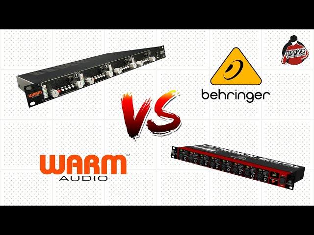 Pre amp shootout!  Warm audio vs Behringer ADA8200