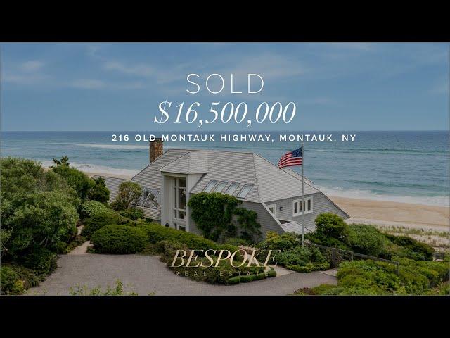 Picturesque $16,500,000 Montauk Oceanfront Retreat