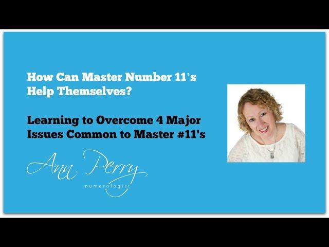 How Can Master 11's Help Themselves?