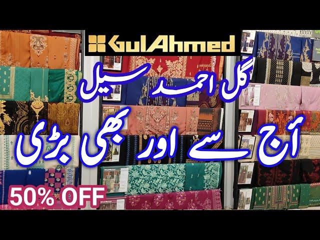 Gul Ahmed Now Flat 50% & 40% off entire winter stock || gul ahmed winter sale