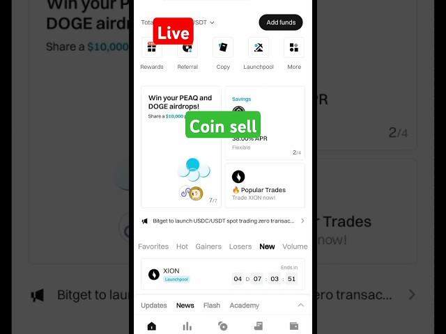 How to sell your goat coin |Live Sell Coin in bitget#goats #goatsairdrop