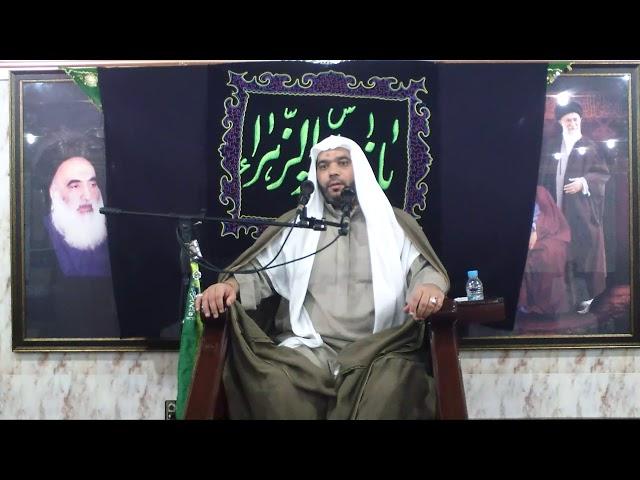 حسينية السيدة ام محمد ال جبران بحي الشاطئ ملا سعيد ال ياسين استشهاد السيدة فاطمة المعصومة "ع" 1436