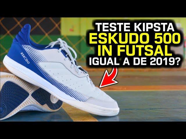 Continua BOA, BONITA e BARATA?  - Revisando/Teste chuteira futsal Kipsta Eskudo 500 (2023)