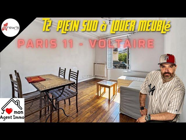  T2 Meublé à Louer à Paris 11ème - Nation  Opportunité Rare à Saisir ! 