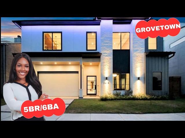  New Construction Modern Homes in Grovetown GA (2025) | The Most STYLISH Modern Designs! 