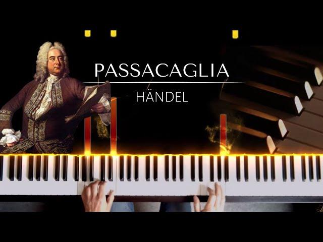 Passacaglia (Händel) + piano sheets (for beginners / intermediate)