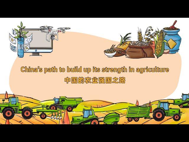 China's path to build up its strength in agriculture