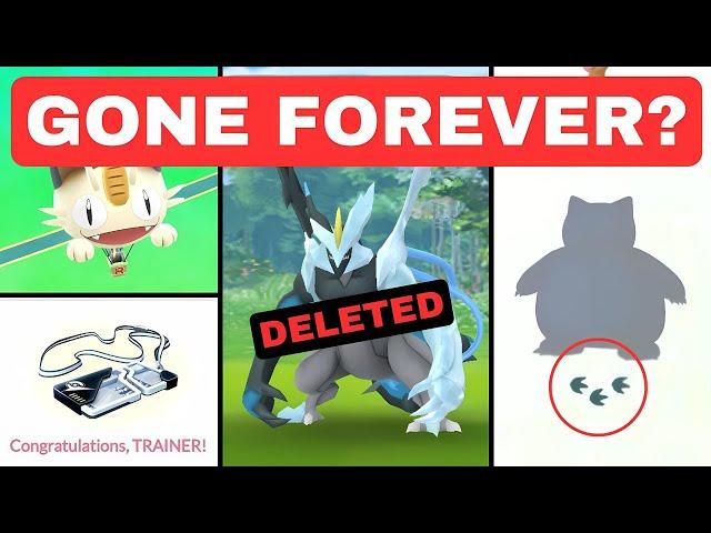 24 Things That DISAPPEARED From Pokémon GO