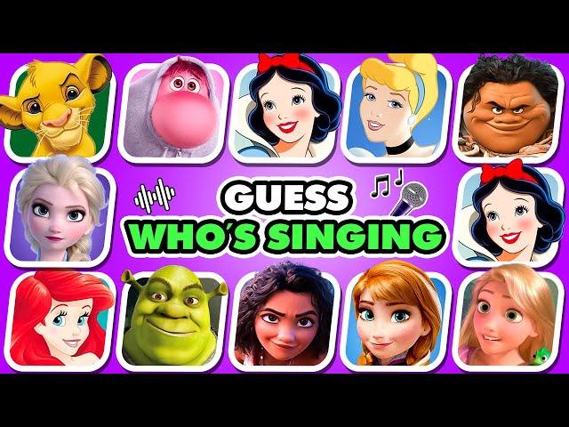 Guess Top 50+ DISNEY Songs! ️ Guess Who's Singing | Inside Out 2, Elsa, Rapunzel