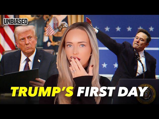 Elon’s ‘Nazi Gesture’ Explained, TikTok’s Fate, Trump’s Day One Orders and more... | UNBIASED