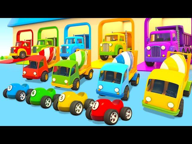 Car cartoons full episodes & Street vehicles. Helper cars for kids & Leo the Truck cartoon for kids.