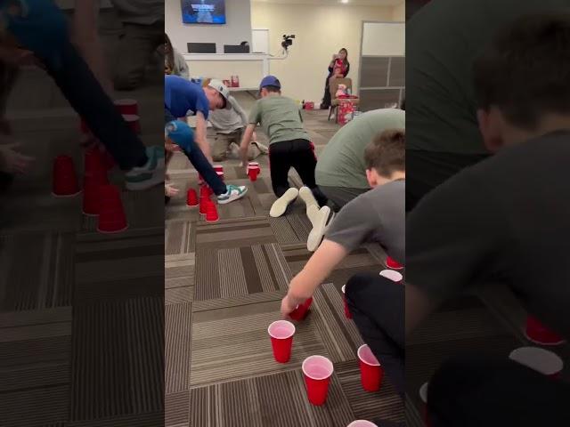 Up or Down Party Game with Solo Cups! #youthministry #minutetowinit #crowdgames #partygames