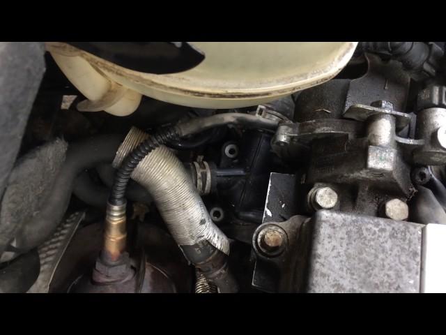 How to change thermostat Saab 9-3 03 04 05 06 07 08 09 10 11 12