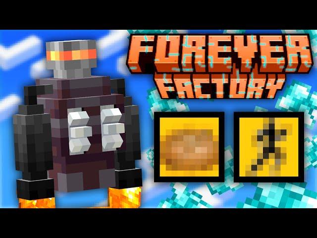 Minecraft Forever Factory | CREATE JETPACK & ENVIRONMENTAL CONTROLLER! #9 [Factory Questing Modpack]