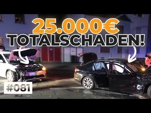 Totalschaden nach Unfall und wahnsinniges Vorfahrtnehmen! | #GERMAN #DASHCAM | #081