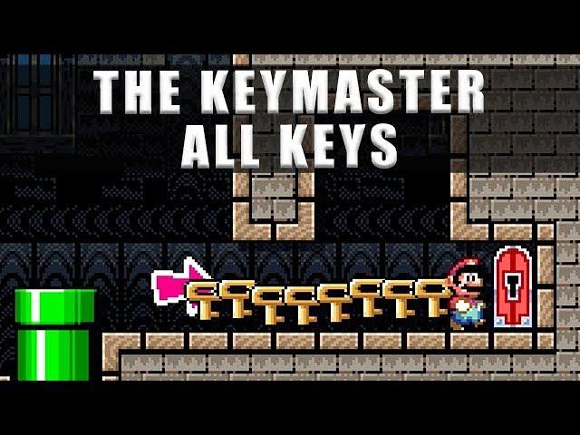 Super Mario Maker 2 The Keymaster all keys