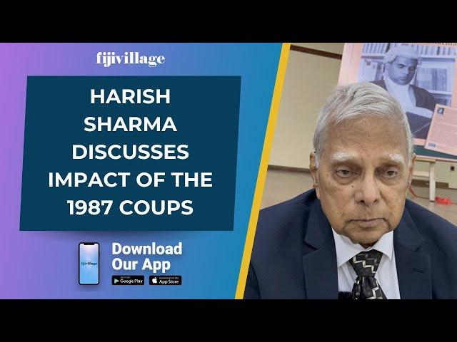 Harish Sharma discusses impact of the 1987 coups | 20/8/24