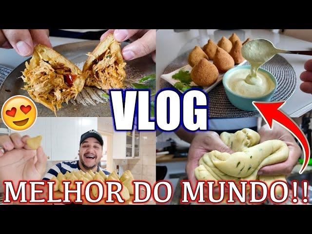 A MELHOR COXINHA DE FRANGO com REQUEIJÃO DO MUNDO COM MASSA SUPER CROCANTE SUCULENTA E SEQUINHA!!