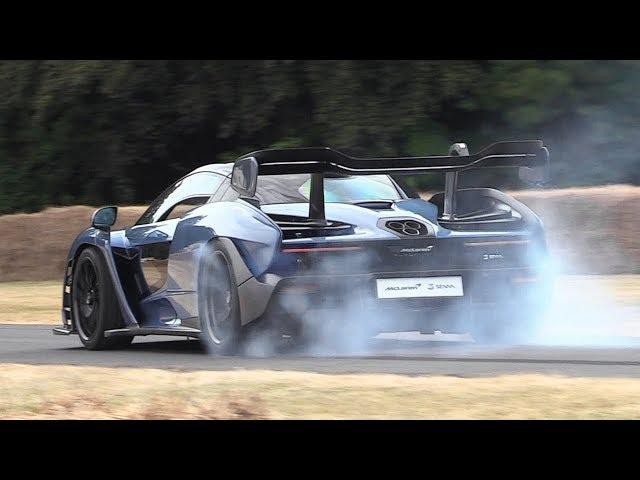 McLaren Senna Sound In Action - Acceleration, Downshifts, Revs & Burnout!