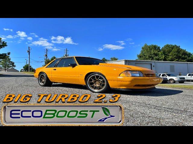 400HP and 30MPG, 2.3 Ecoboost swapped fox body checks all the boxes!