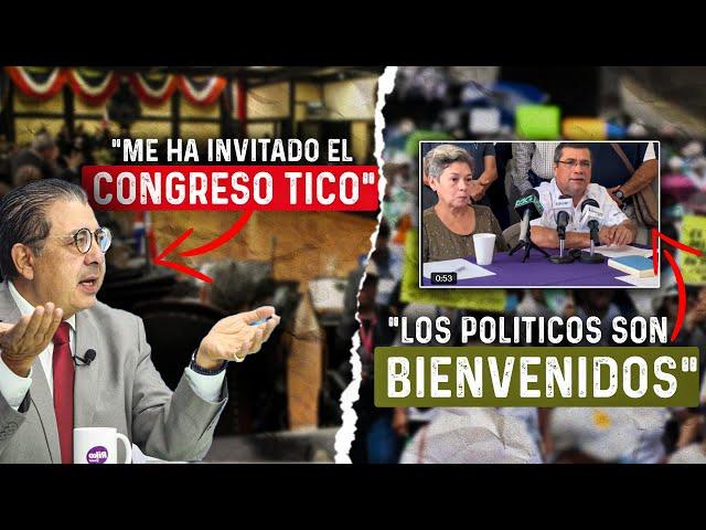 CONGRESO TICO invita a RONALD UMAÑA? || INVITAN a POLITICOS a MARCHA BLANCA