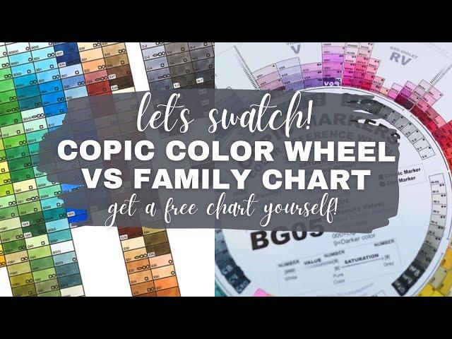  Which Copic Swatch Chart Works Better? Let's Swatch and Find Out! Swatching Copic Sketch Markers