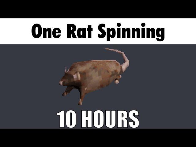 [4K] One Rat Spinning to the Free Bird Solo 10 HOURS (FIXED)