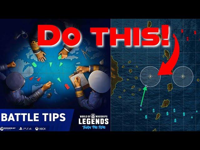 Advanced battle tactics in World of Warships Legends