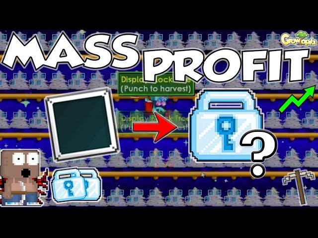 MASS PROFIT FROM DISPLAY BLOCK! EASY WAY TO GET PROFIT!!! - GROWTOPIA