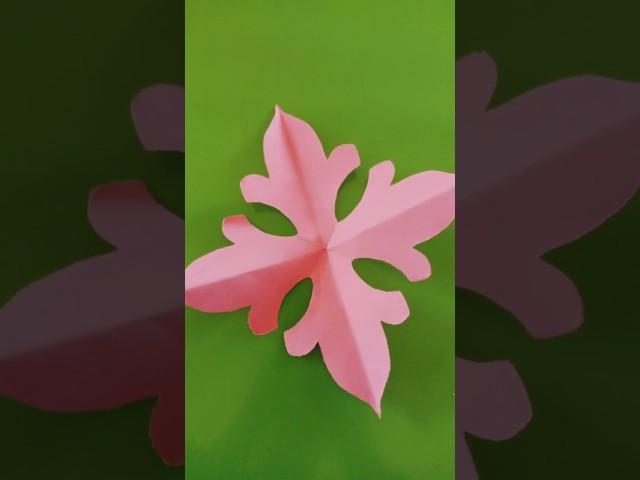 3 Easy Steps to Make a BEAUTIFUL Paper Flower in 60 Seconds