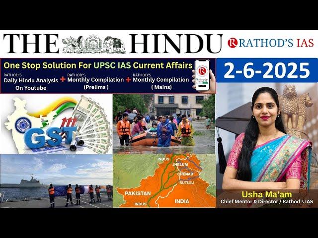 1 & 2-6-2025 | The Hindu Analysis In English for UPSC | Daily current affairs | The Hindu | upsc