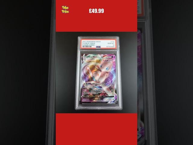 NEW LISTINGPSA 10 Mew Vmax 114/264 Fusion Strike Holo Full Art Graded Pokemon Card