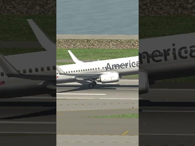 American Airlines B737-800 Takeoff at Laguardia, New York | XP11 |#shorts