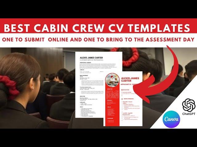 How to Create Cabin Crew ATS-Friendly CV That Will Get You Shortlisted Using Free AI Tools
