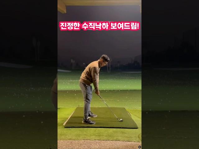 진정한 수직낙하 보여드림! #골프 #golfswing