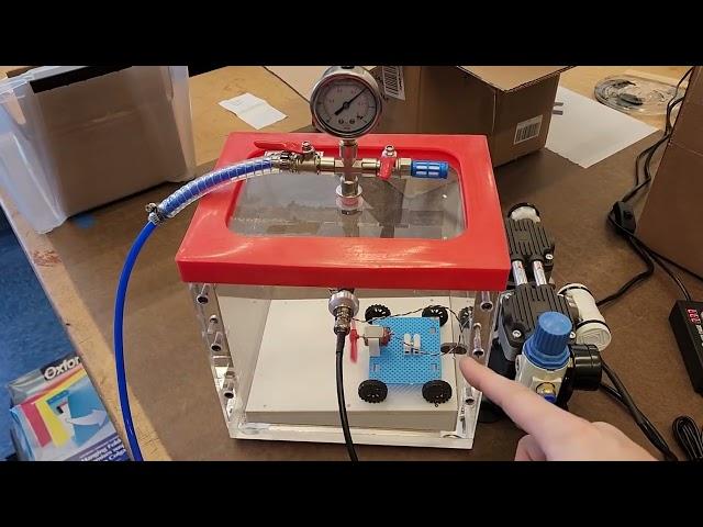 Fan car in a vacuum chamber ( Demo )