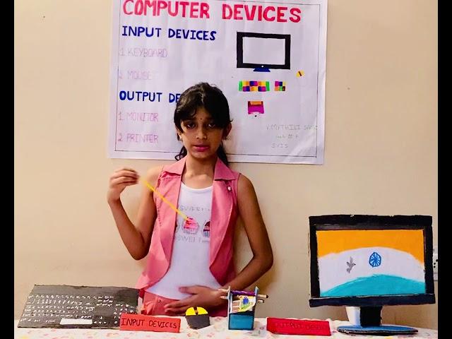 Academic exhibition | computer devices | Model on Computer subject | Mythili Saanvi