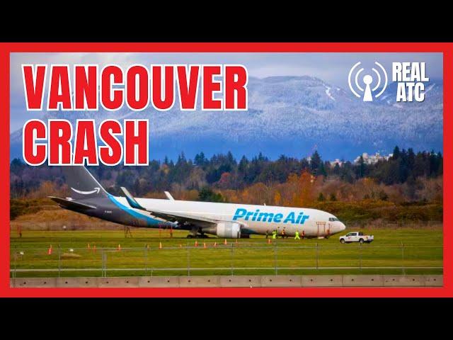 Amazon Cargojet Boeing 767 Overruns Runway in Vancouver!