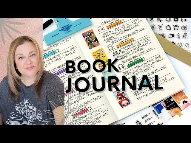 Book Journal How To | A5 Reading Bullet Journal Tutorial Bujo Tracker |   Recommendation | Reviews