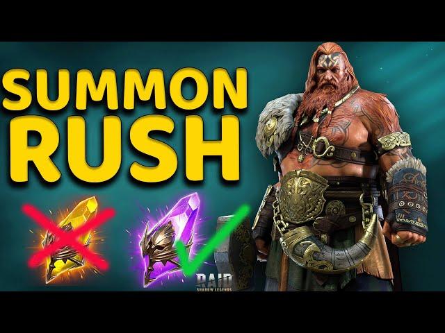 My Shard summons for Thor Fusion but the "Smart way" | Raid: Shadow Legends