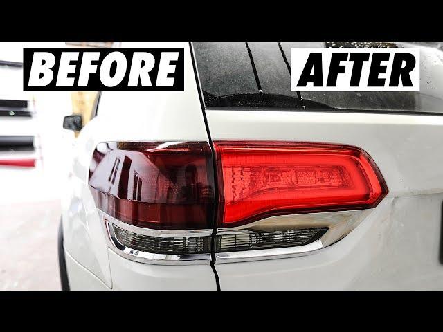 How To Tint Your Tail Lights with Vvivid Vinyl Film *DRY APPLICATION*