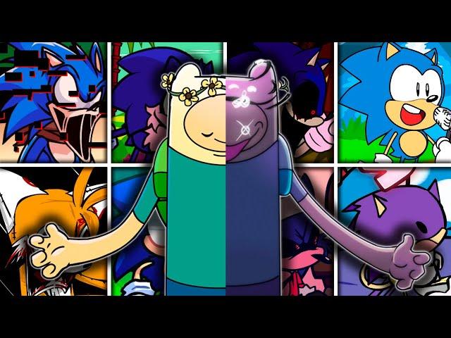 Come Along With Me but Different Sonic Characters Sings (Pibby Apocalypse) - FNF Cover