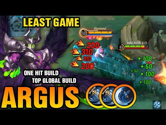 ARGUS ONE SHOT BUILD BRO [ LEAST GAME ] || ARGUS BEST BUILD 2024