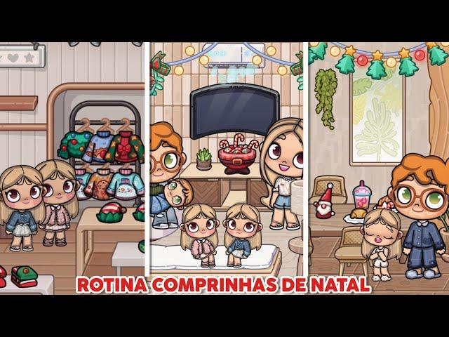 ROTINA DA MANHÃ EM FAMÍLIA COMPRINHAS PARA O NATAL ️ (Avatar World)