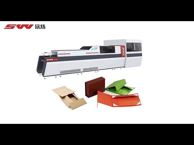 Fully Automatic Collapsible Rigid Box Making Machine