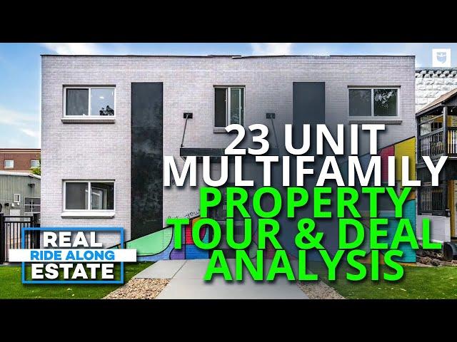 23 Unit Multifamily Real Estate Investment Property Deal Analysis & Tour | Real Estate Ride Along